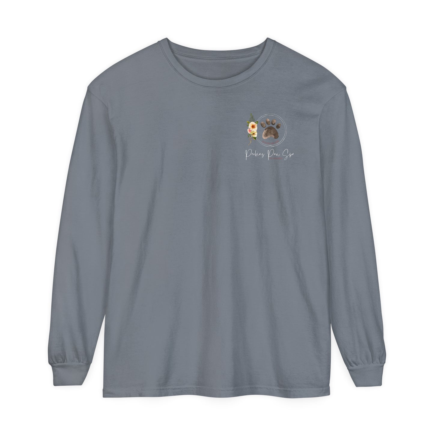 Perkins Paw Spa Long Sleeve Front/Back