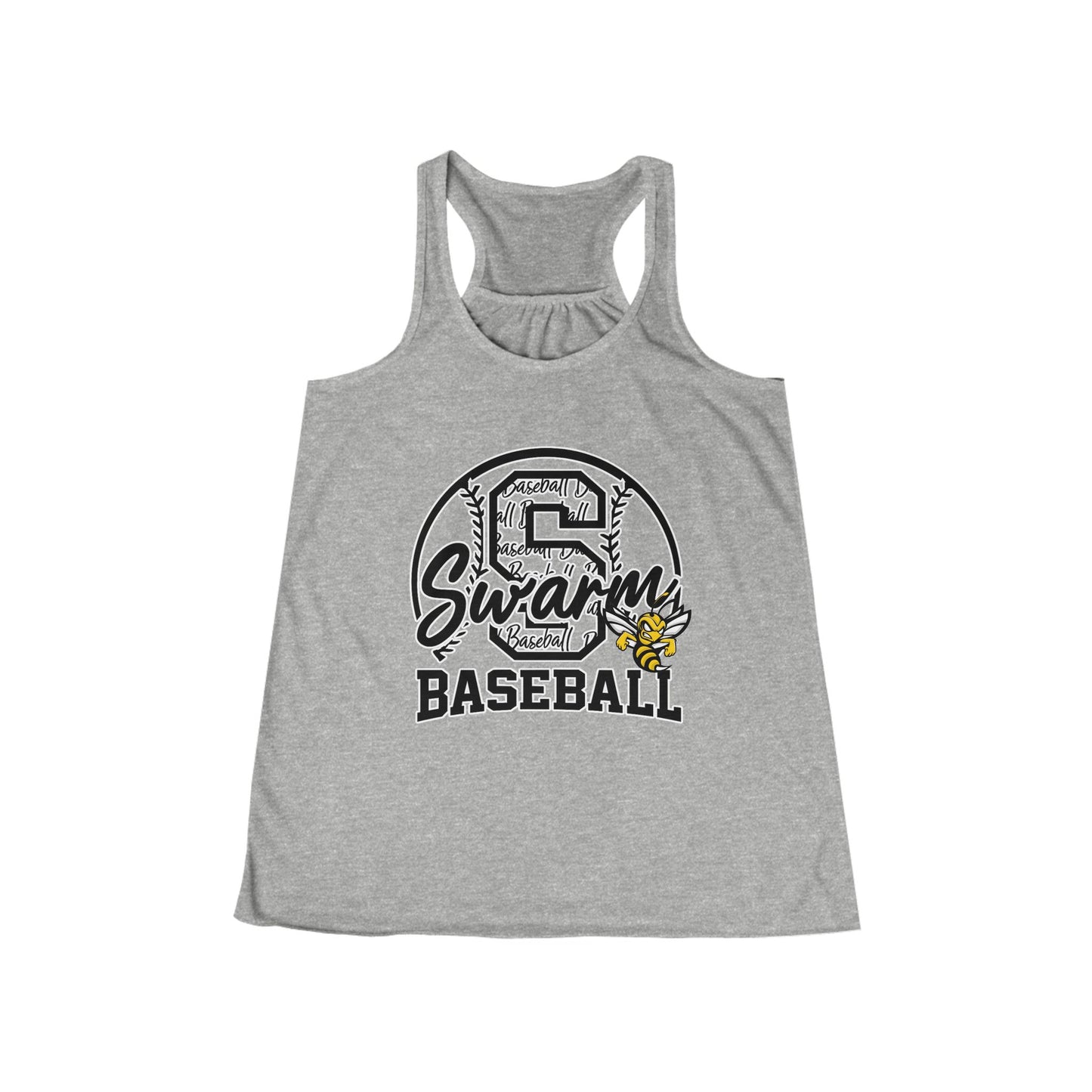 Swarm "S" Baseball Racerback Flowy Tank | Bella Canvas