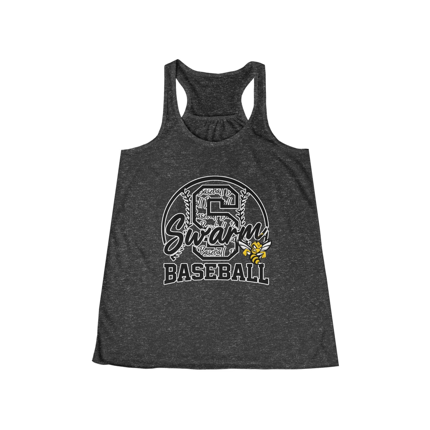 Swarm "S" Baseball Racerback Flowy Tank | Bella Canvas
