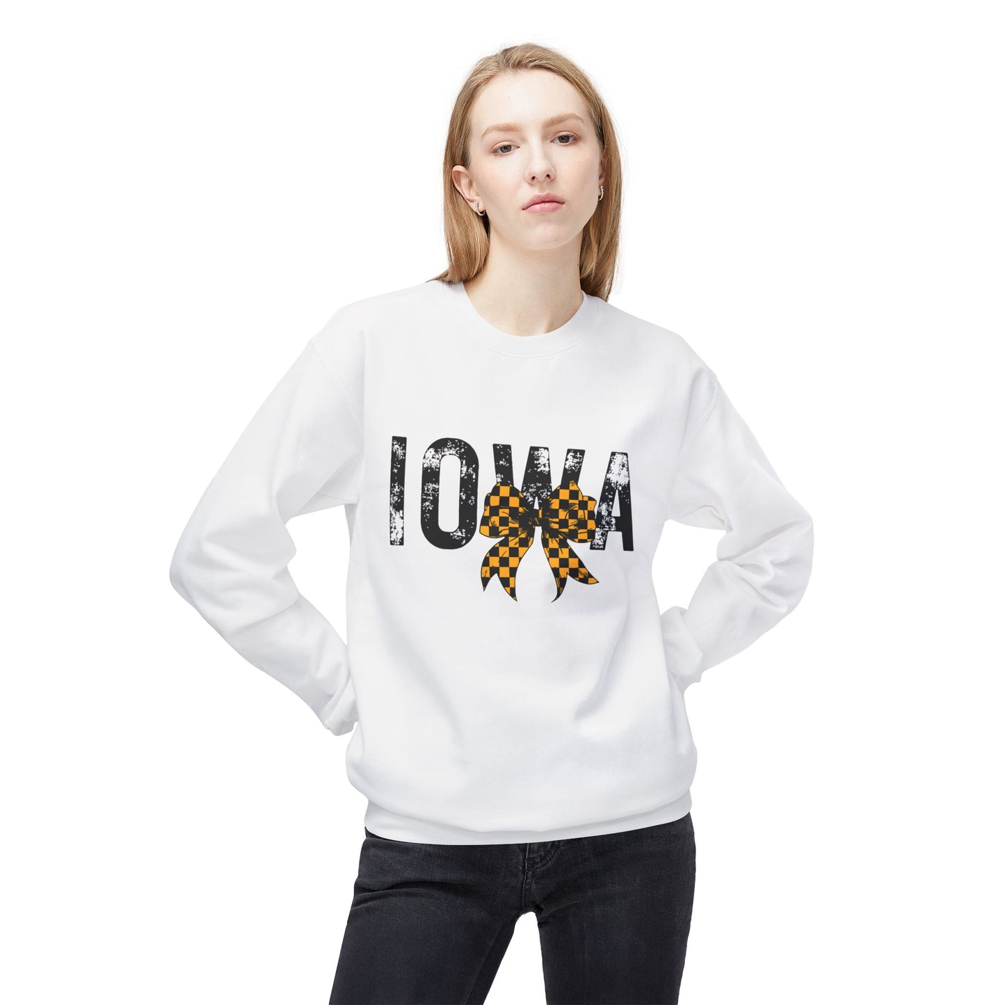 Coquette Bow Iowa Crewneck Sweatshirt