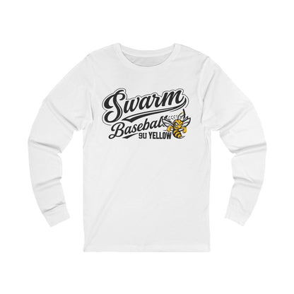 Swarm 9U "2" ADULT Baseball Long Sleeve | Bella Canvas