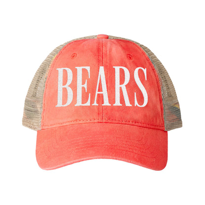 BEARS Washed Mesh-Back Cap