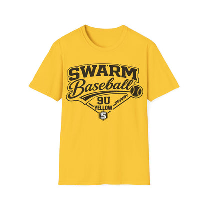 Swarm 9U "1" ADULT Baseball T-Shirt | Gildan Softstyle