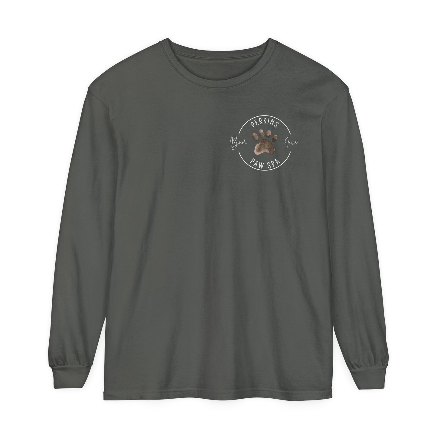 Perkins Paw Spa Long Sleeve Front/Back (2)