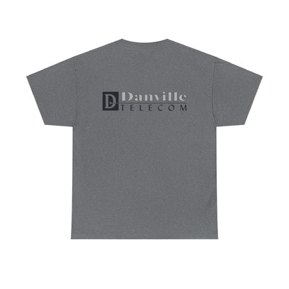 Danville Telecom Gildan Tee: Black Logo