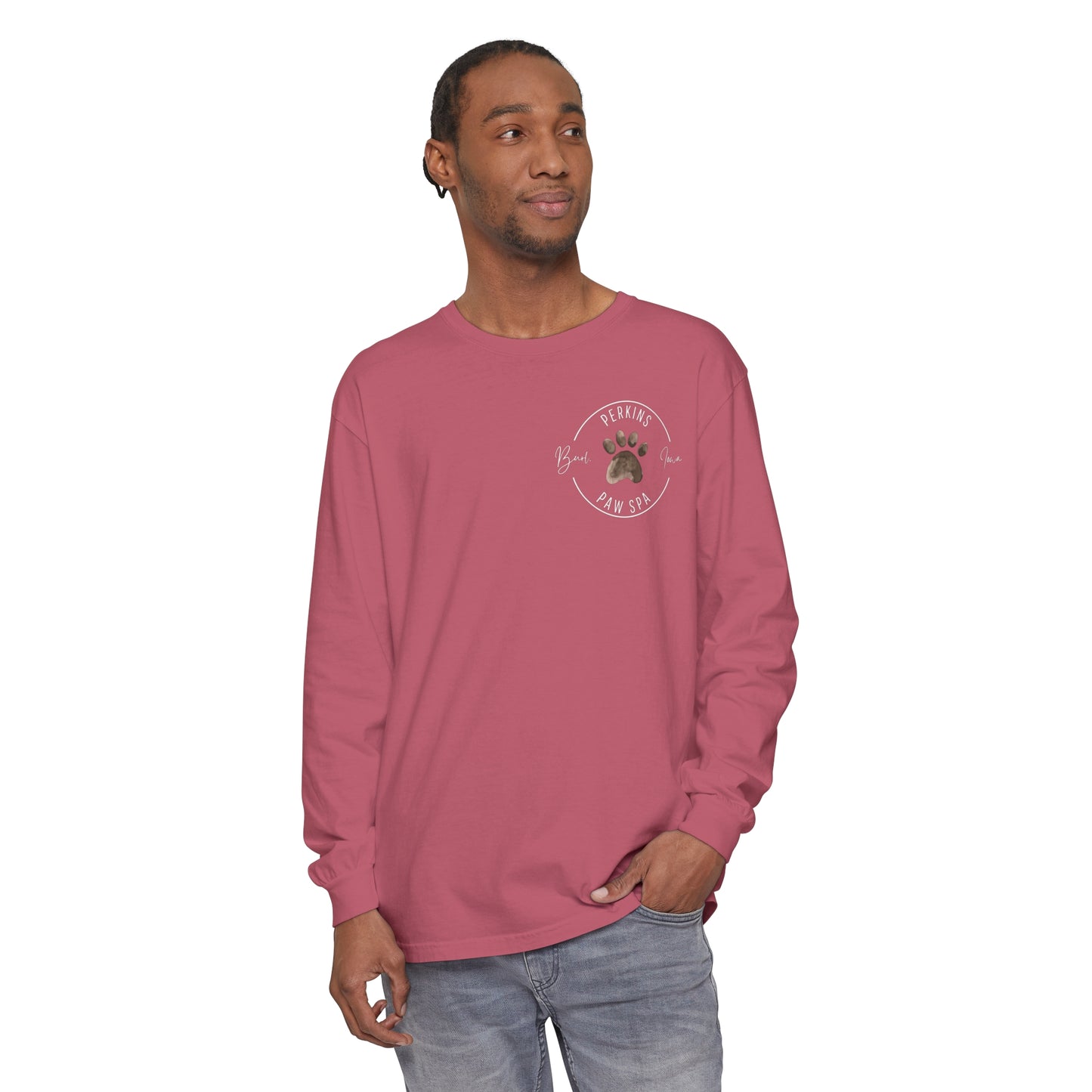 Perkins Paw Spa Long Sleeve Front/Back (2)