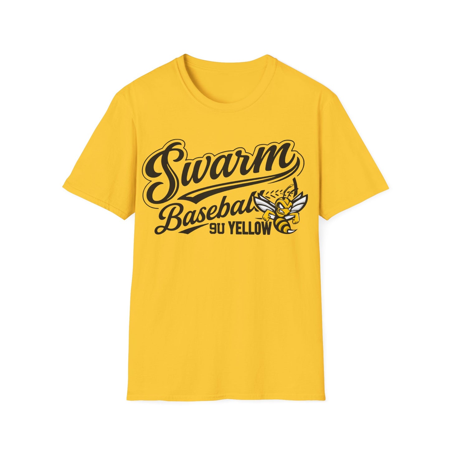 Swarm 9U "2" ADULT Baseball T-Shirt | Gildan Softstyle