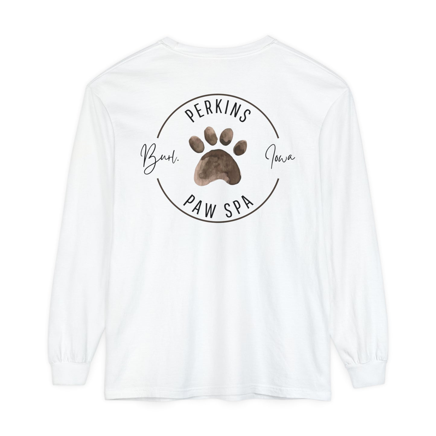 Perkins Paw Spa Long Sleeve Front/Back (2)