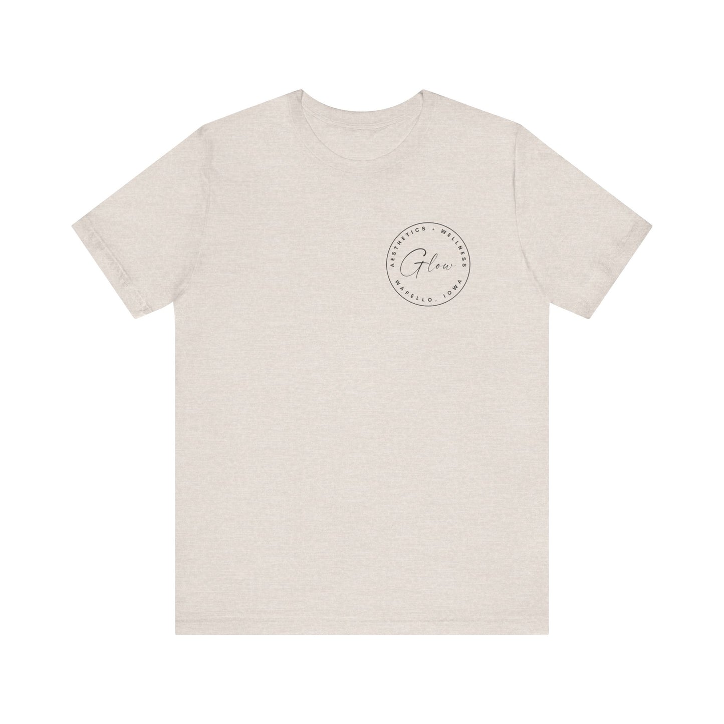 Glow Circle Logo FRONT/BACK | Bella Canvas