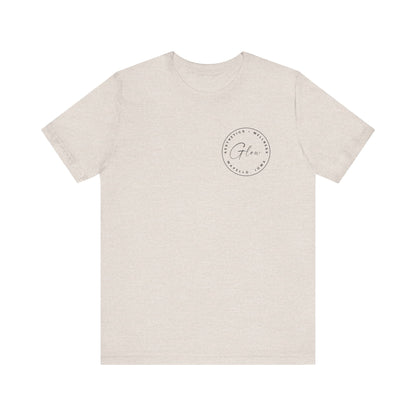 Glow Circle Logo FRONT/BACK | Bella Canvas