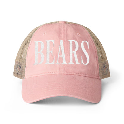 BEARS Washed Mesh-Back Cap