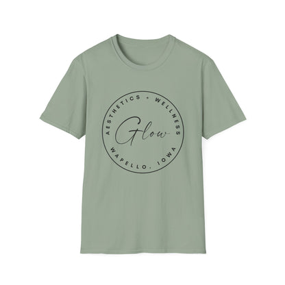 Glow Circle Logo FRONT T-Shirt | Gildan Soft-Style