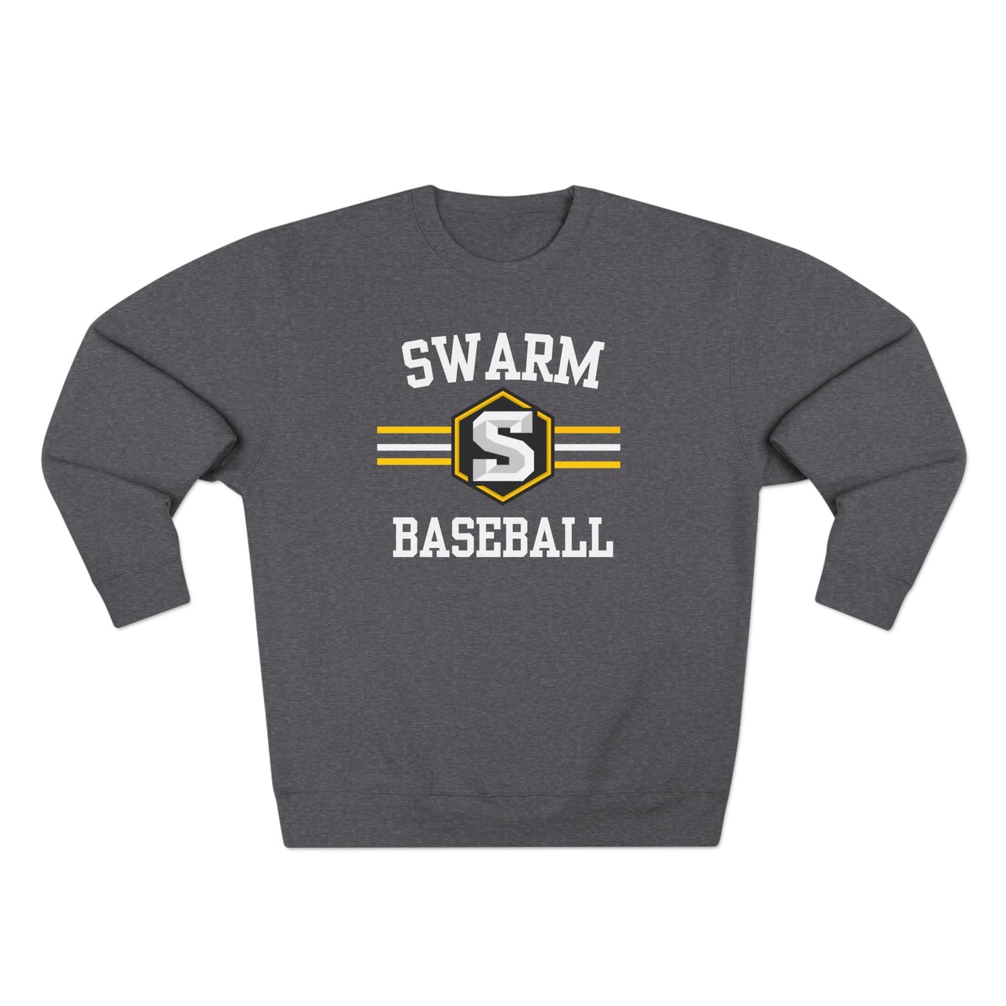 Swarm "stripe" Baseball Crewneck | Lane Seven