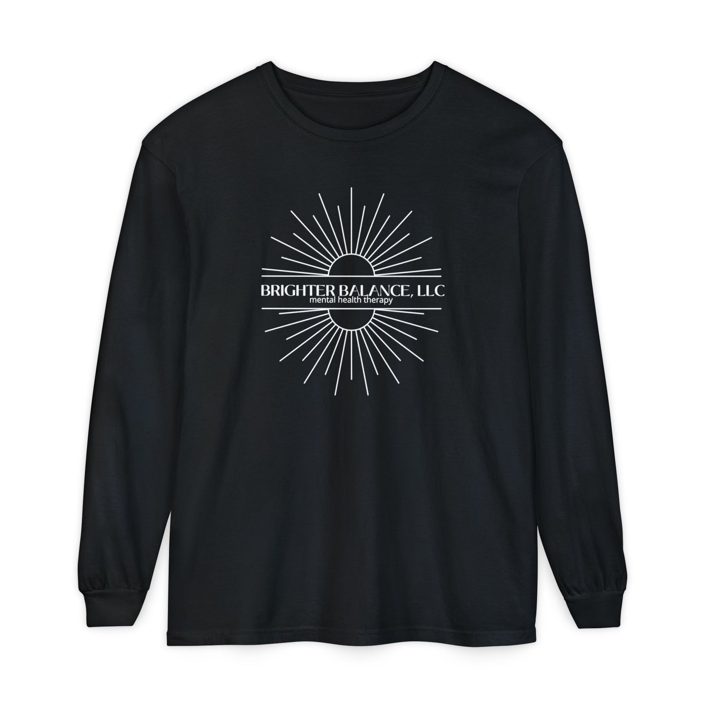 Brighter Balance Unisex Garment-dyed Long Sleeve T-Shirt | Comfort Colors