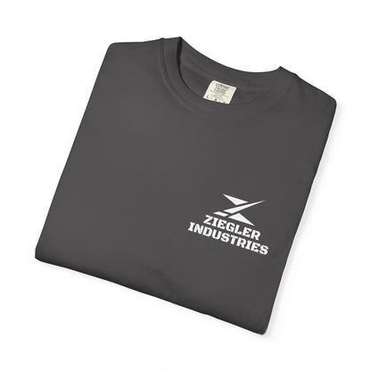 Ziegler Industries White Logo T-Shirt | Comfort Colors
