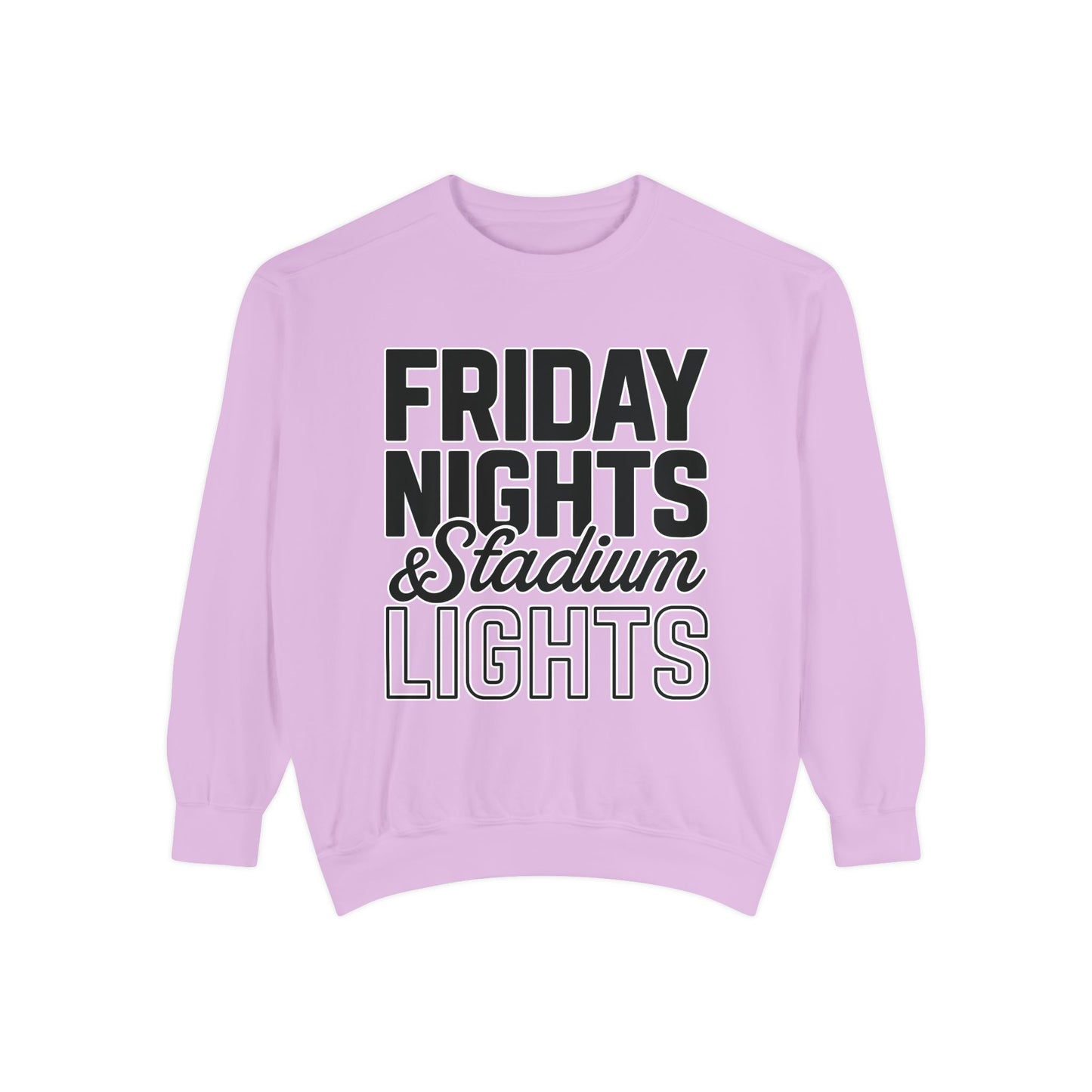 Friday Nights & Stadium Lights Sweatshirt | Comfort Colors