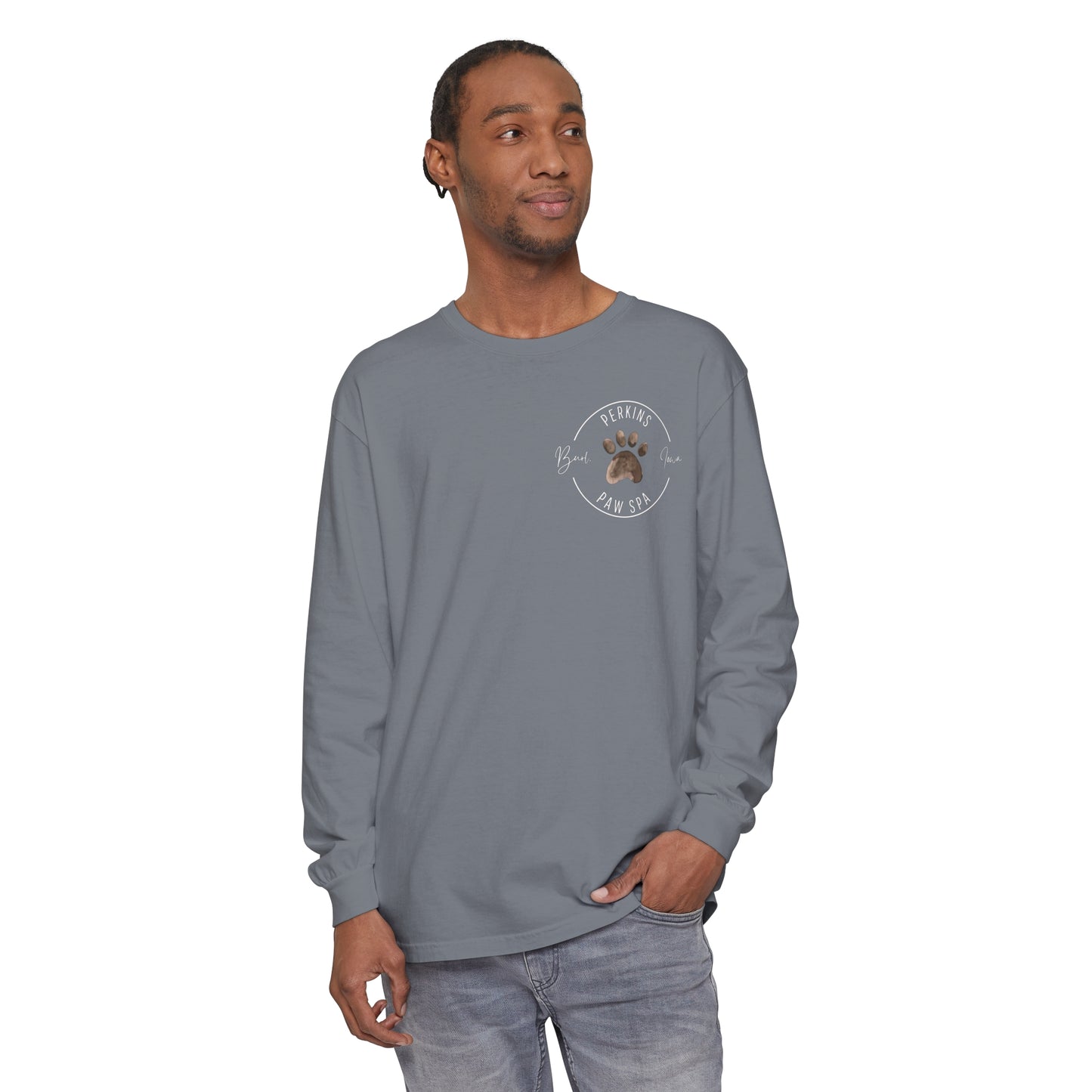 Perkins Paw Spa Long Sleeve Front/Back (2)
