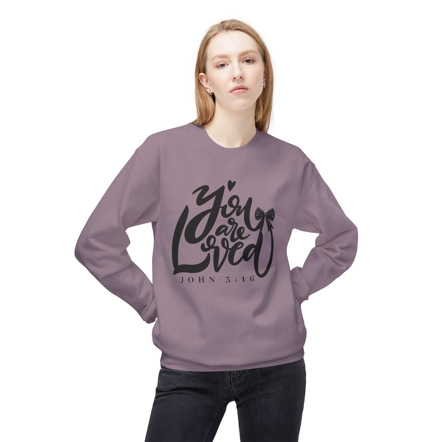 John 3:16 Valentine Crewneck Sweatshirt