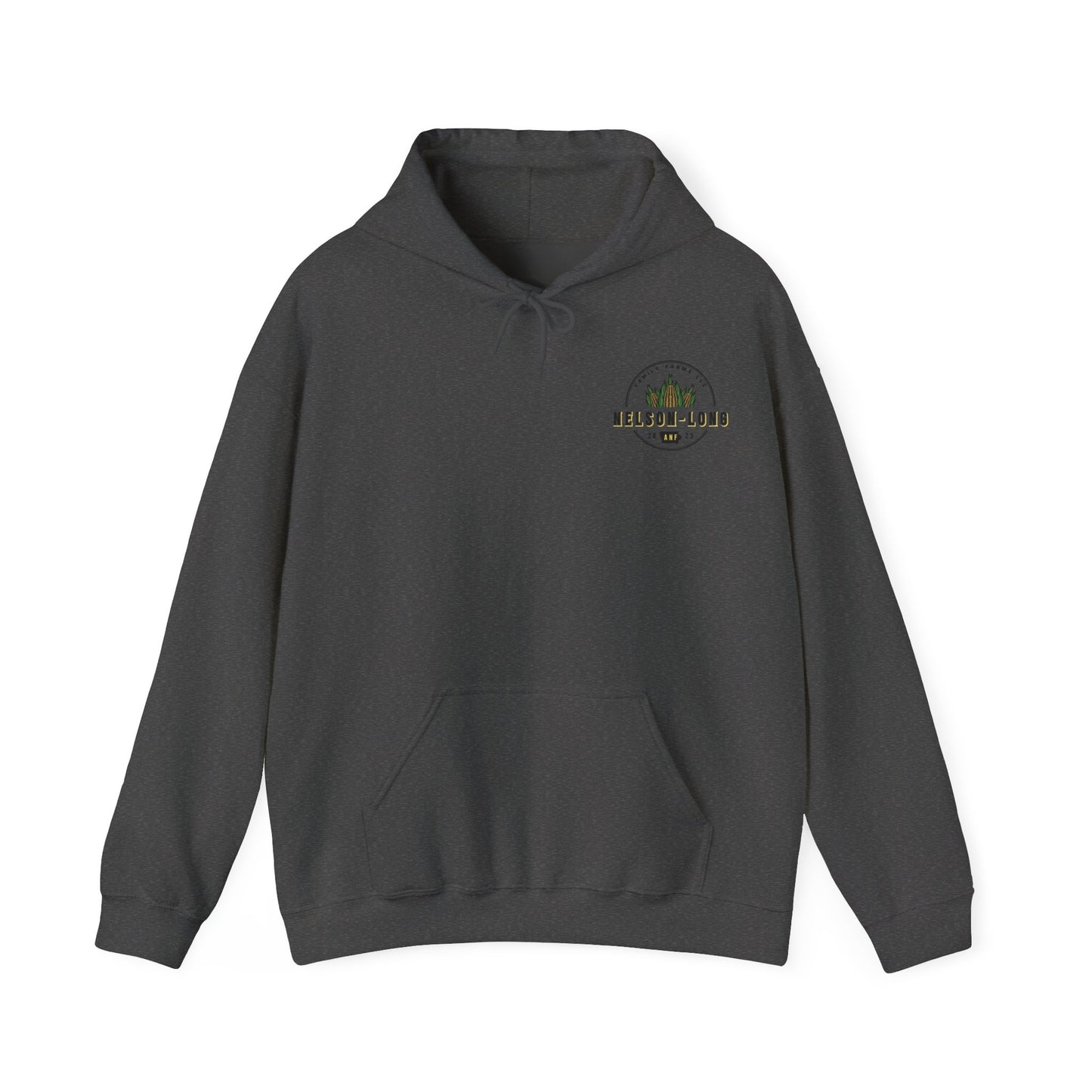 Nelson-Long FRONT/BACK Hoodie | Gildan Heavy Duty