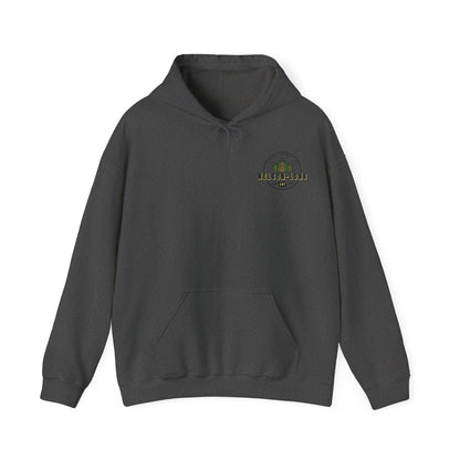 Nelson-Long FRONT/BACK Hoodie | Gildan Heavy Duty