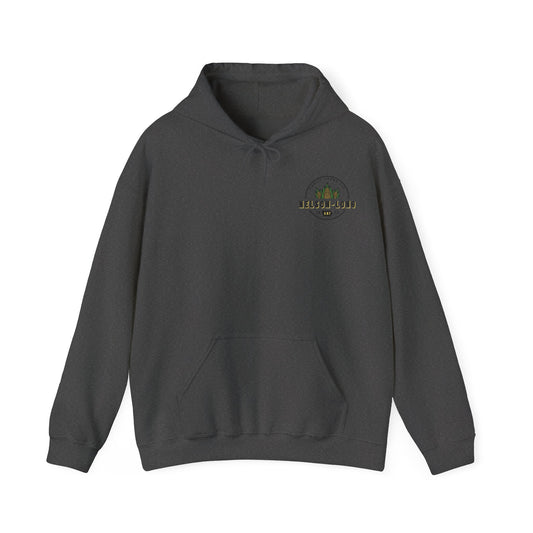 Nelson-Long FRONT/BACK Hoodie | Gildan Heavy Duty