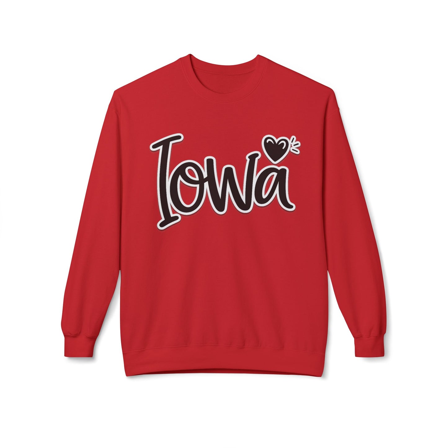 Iowa Heart Softstyle Crewneck | GILDAN