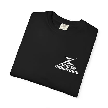Ziegler Industries White Logo T-Shirt | Comfort Colors
