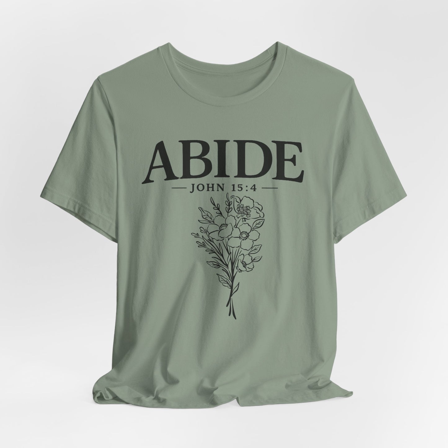 Abide in Me ADULT Tee | Bella Canvas