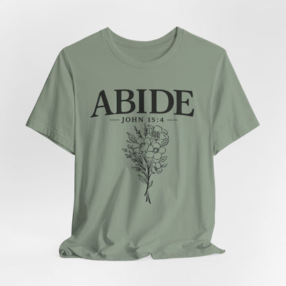 Abide in Me ADULT Tee | Bella Canvas