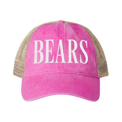 BEARS Washed Mesh-Back Cap
