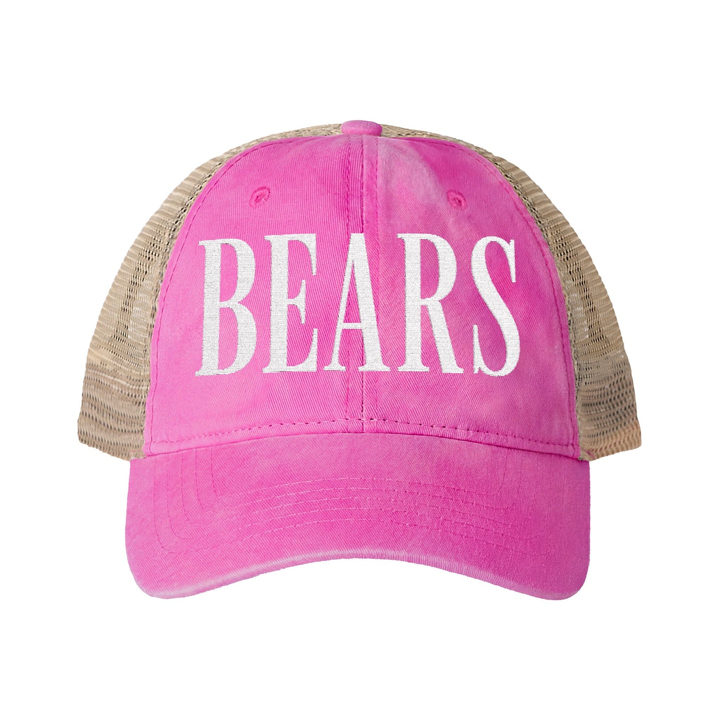BEARS Washed Mesh-Back Cap