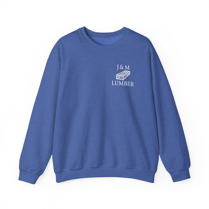 J&M Lumber Crewneck Sweatshirt - SEPT TOP SELLER