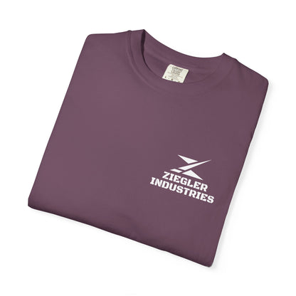 Ziegler Industries White Logo T-Shirt | Comfort Colors