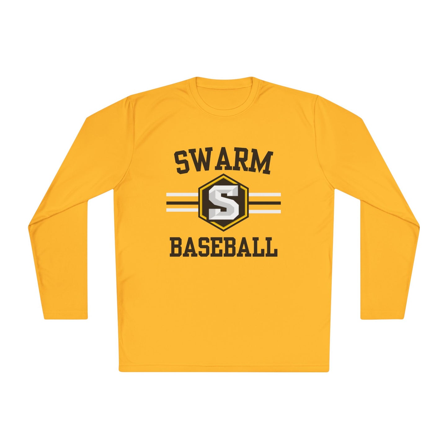 Swarm "stripe" ADULT Baseball Long Sleeve | Sportstek