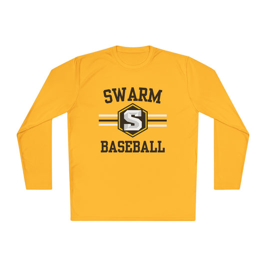 Swarm "stripe" ADULT Baseball Long Sleeve | Sportstek