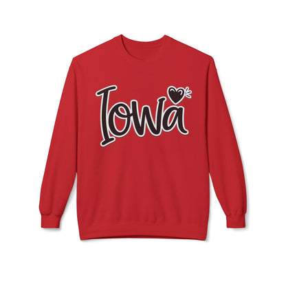 Iowa Roots | Iowa Heart | Adult Crewneck | Gildan Softstyle