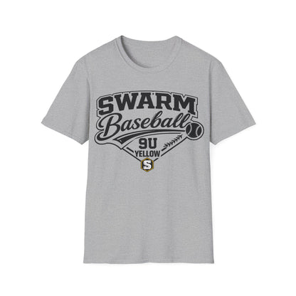 Swarm 9U "1" ADULT Baseball T-Shirt | Gildan Softstyle