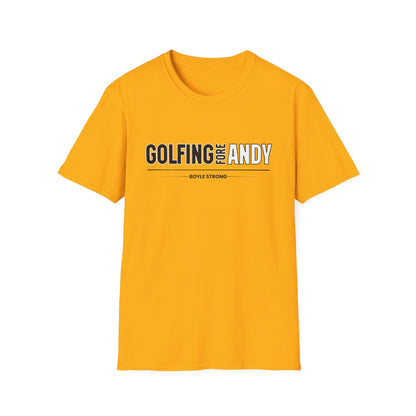 Golfing Fore Andy ADULT Tee | Gildan Softstyle