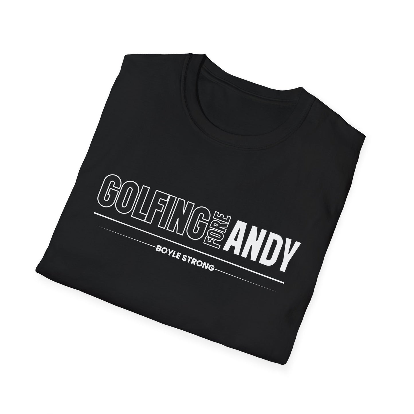 Golfing Fore Andy ADULT Tee | Gildan Softstyle