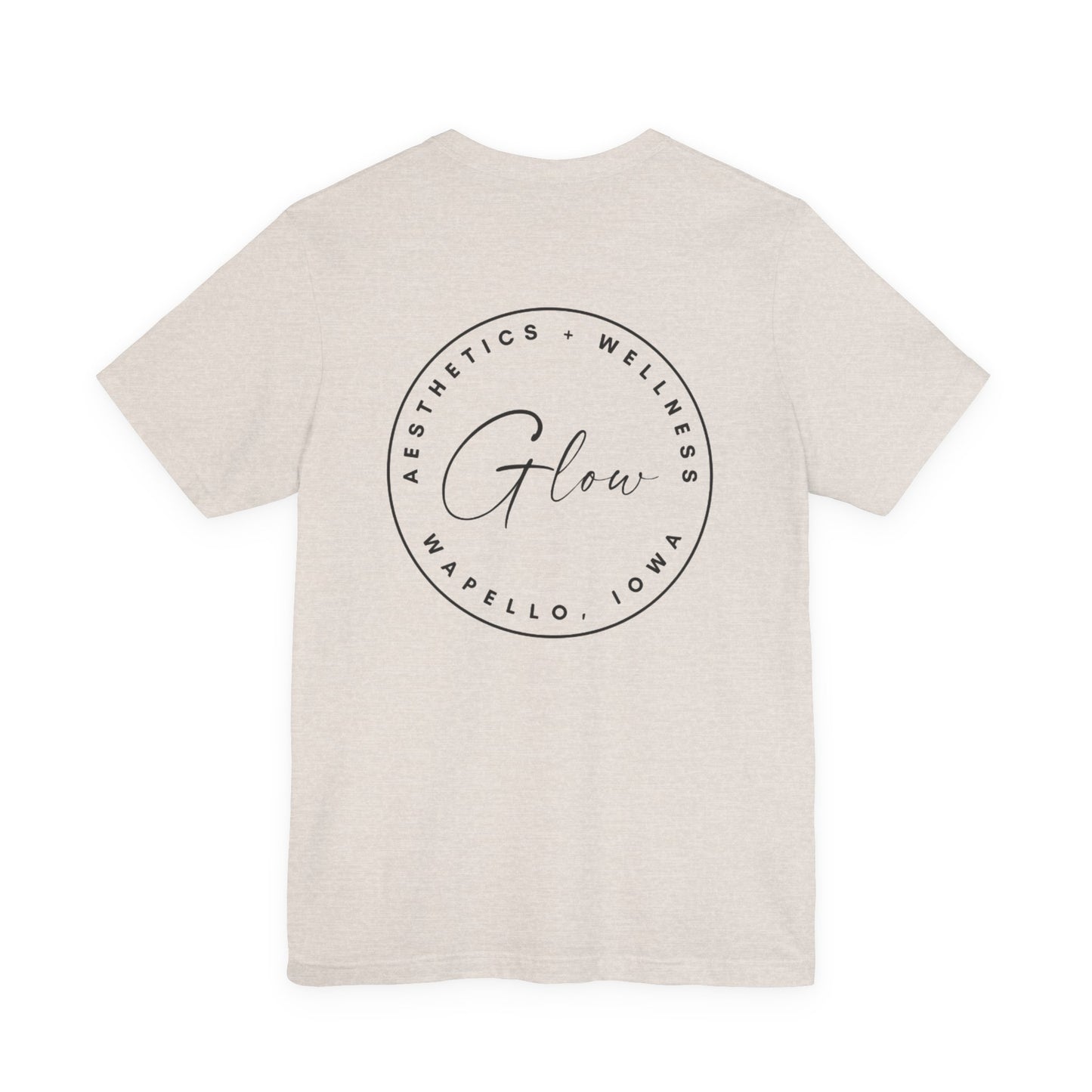 Glow Circle Logo FRONT/BACK | Bella Canvas