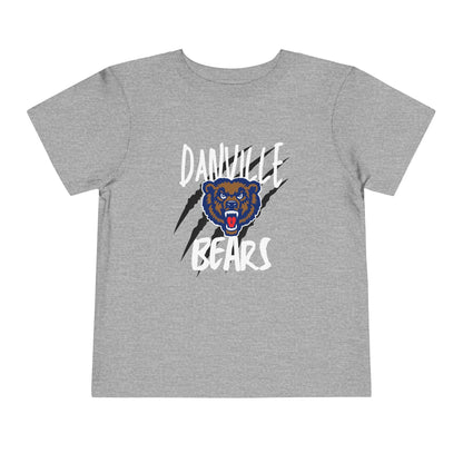 Danville Bears | Bear Claw | Toddler Tee | Bella Canvas