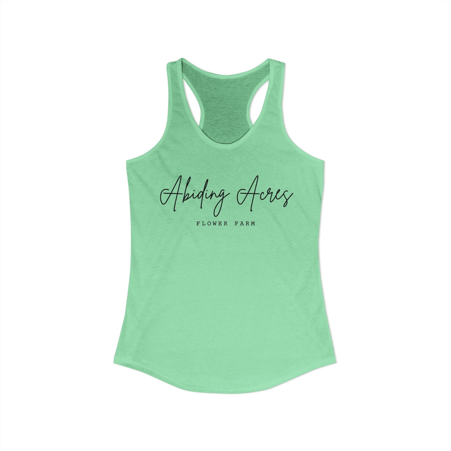 Abiding Acres FF ADULT Racerback Tank | Next Level