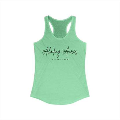 Abiding Acres FF ADULT Racerback Tank | Next Level