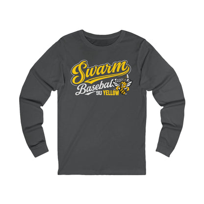Swarm 9U "2" ADULT Baseball Long Sleeve | Bella Canvas