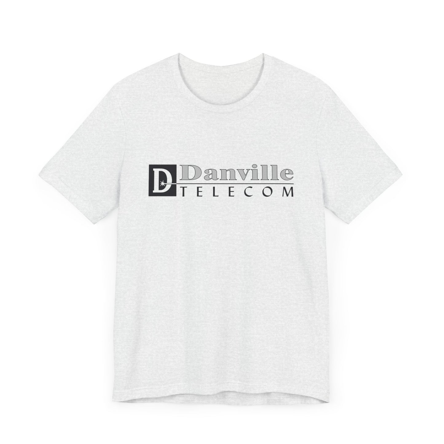 Danville Telecom Bella Canvas Tee: Black Logo