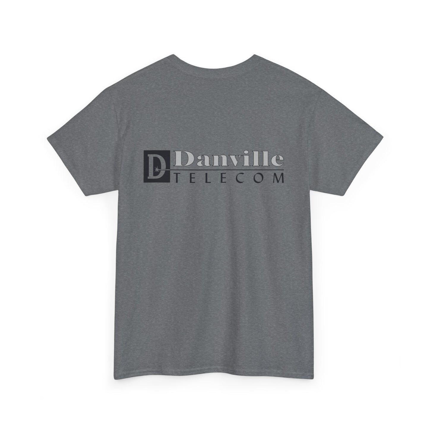 Danville Telecom Gildan Tee: Black Logo