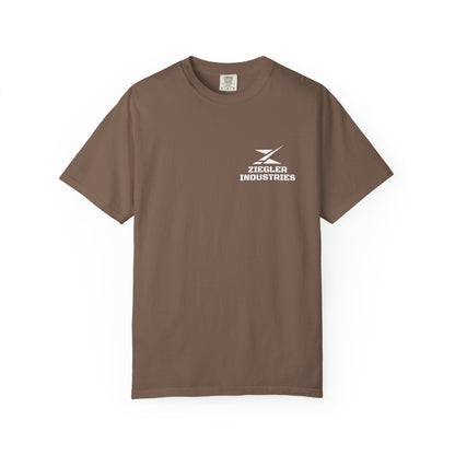 Ziegler Industries White Logo T-Shirt | Comfort Colors