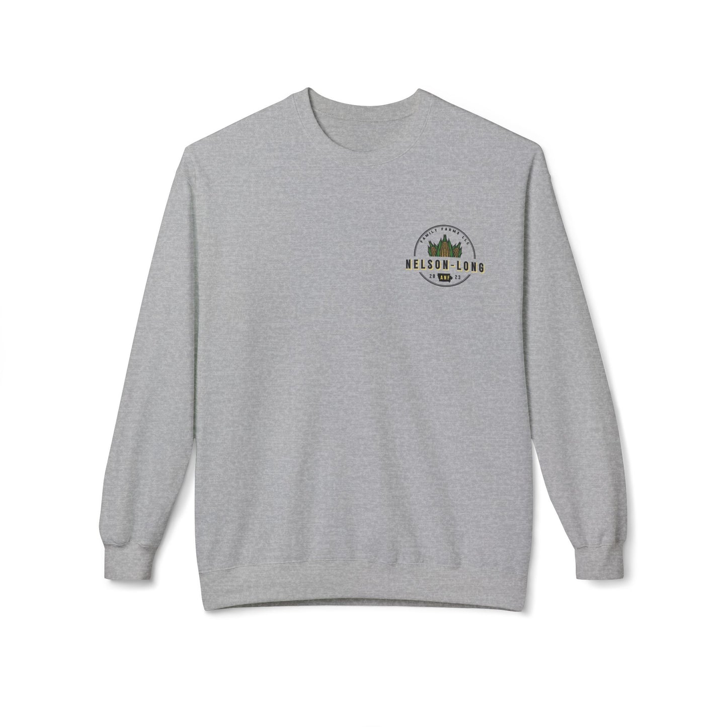 Nelson-Long FRONT/BACK Crewneck | Gildan Softstyle