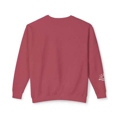 Brighter Balance Unisex Lightweight Crewneck| Sleeve Design | Comfort Colors