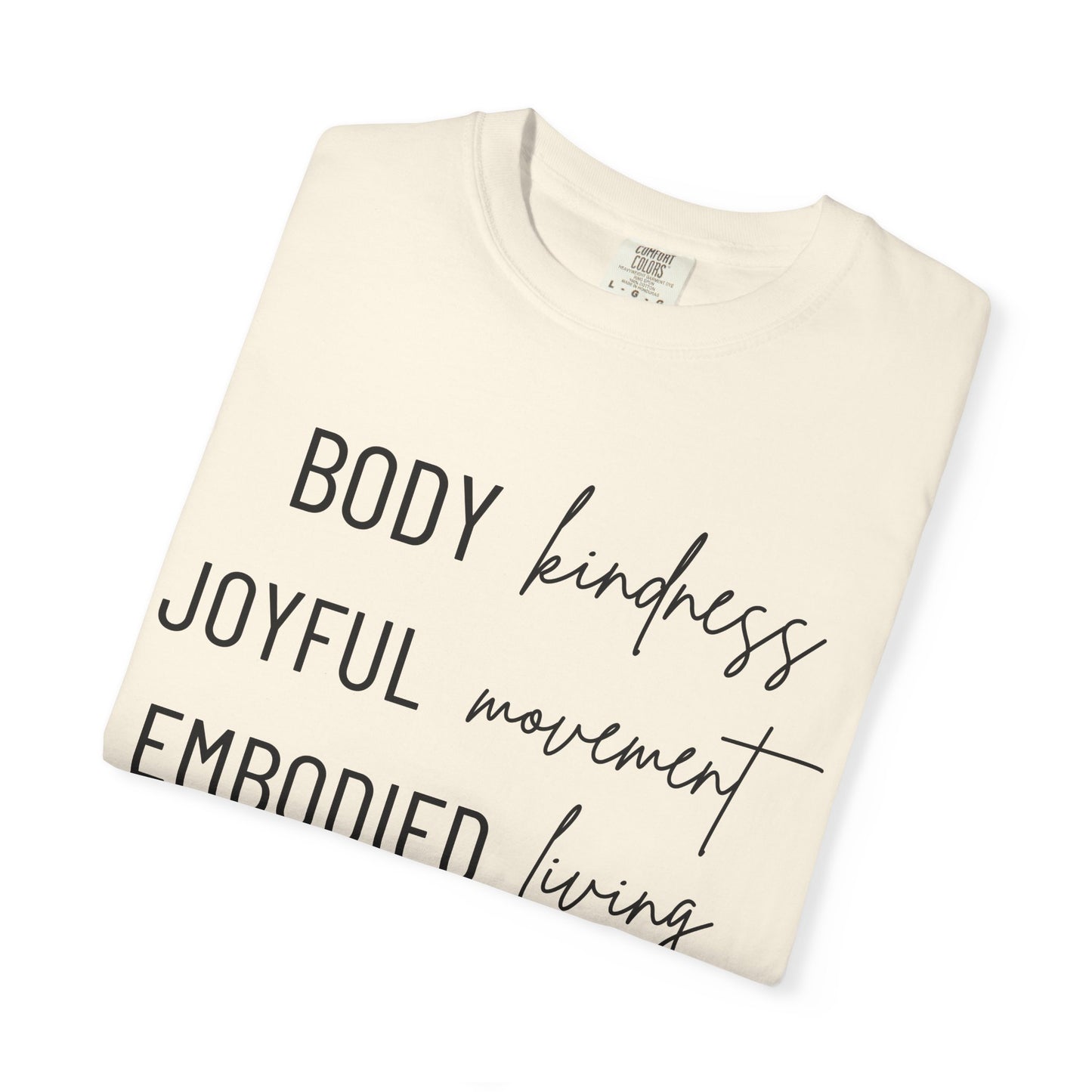 KML Kindness, Movement, Living T-shirt| Comfort Colors
